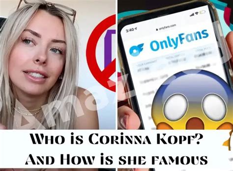 onlyfans corrina|Corinna Kopf Rakes In Millions On OnlyFans